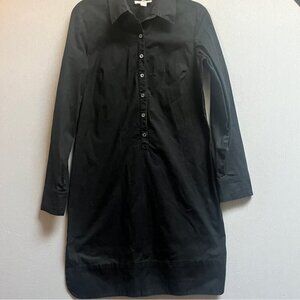 Caban classic cotton collar shirt dress Sz M